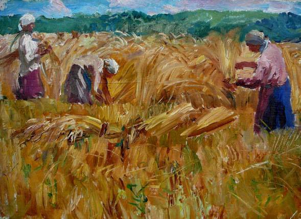 Women Harvesting